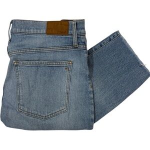 Madewell‎ The Perfect Vintage Jean Women’s 31P Petite Light Wash Distressed Knee